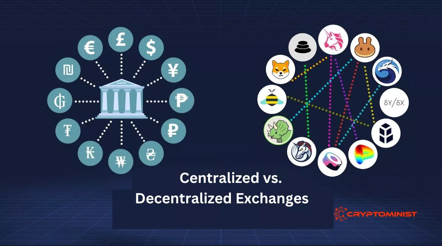 Centralized vs. Decentralized Exchanges compared